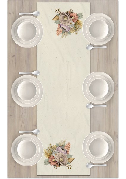 Flower Serisi 140X40 cm Dijital Baskılı Runner fiyatları