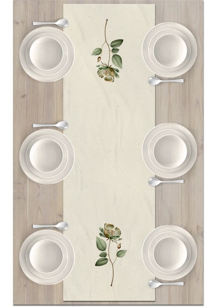 Flower Serisi 140X40 cm Dijital Baskılı Runner fiyatları