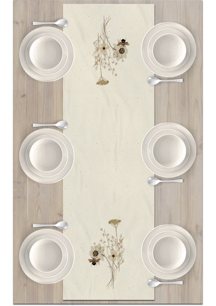 Flower Serisi 140X40 cm Dijital Baskılı Runner fiyatları