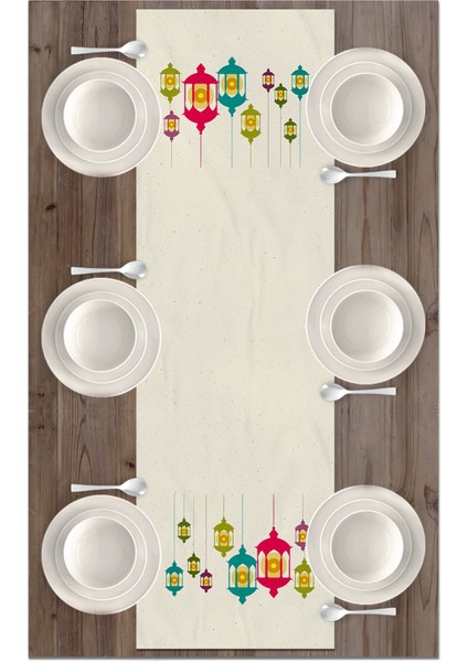 Ramazan Serisi 140X40 cm Dijital Baskılı Runner (Ramadan) fiyatları