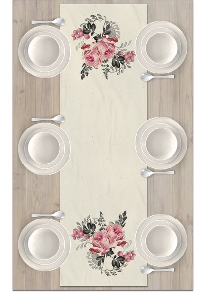 Flower Serisi 140X40 cm Dijital Baskılı Runner fiyatları