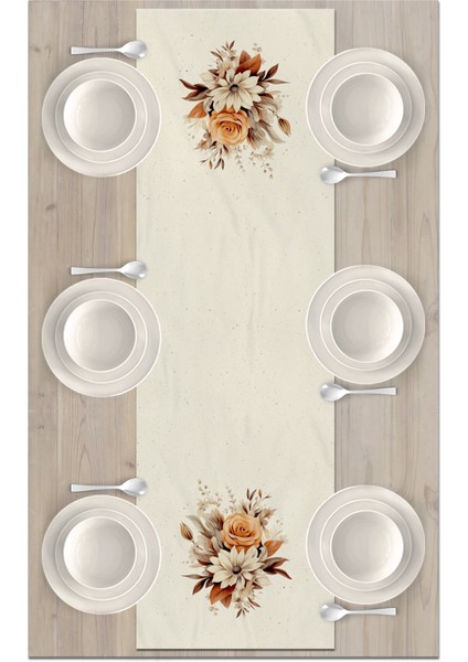Flower Serisi 140X40 cm Dijital Baskılı Runner fiyatları