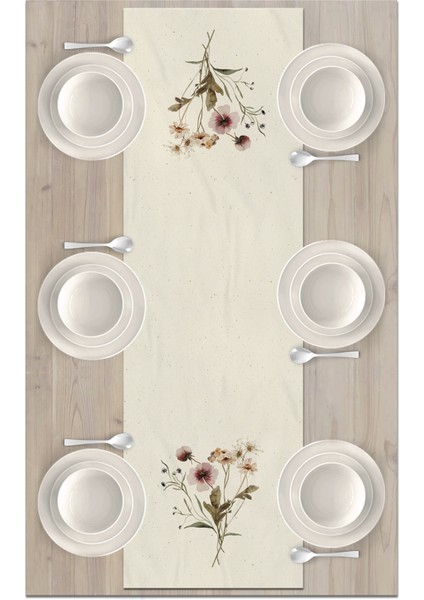 Flower Serisi 140X40 cm Dijital Baskılı Runner fiyatları
