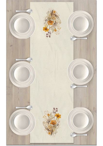 Flower Serisi 140X40 cm Dijital Baskılı Runner fiyatları