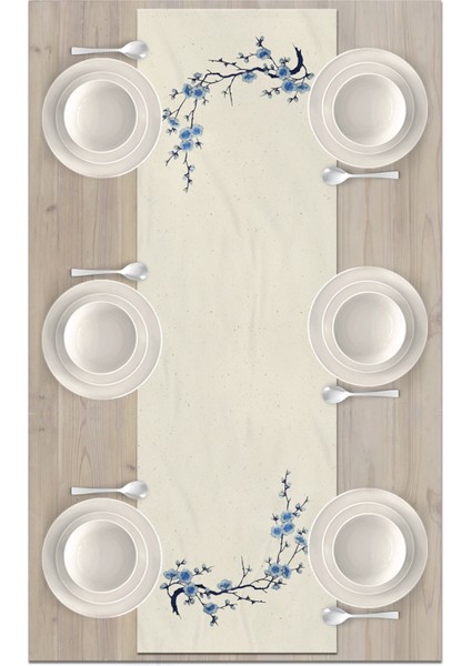 Flower Serisi 140X40 cm Dijital Baskılı Runner fiyatları