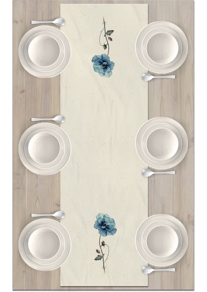 Flower Serisi 140X40 cm Dijital Baskılı Runner fiyatları