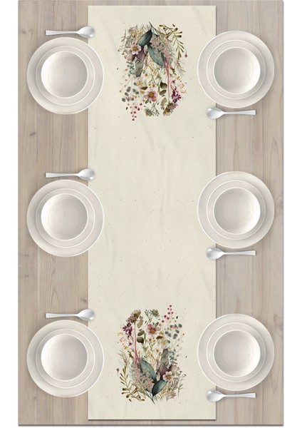 Flower Serisi 140X40 cm Dijital Baskılı Runner fiyatları