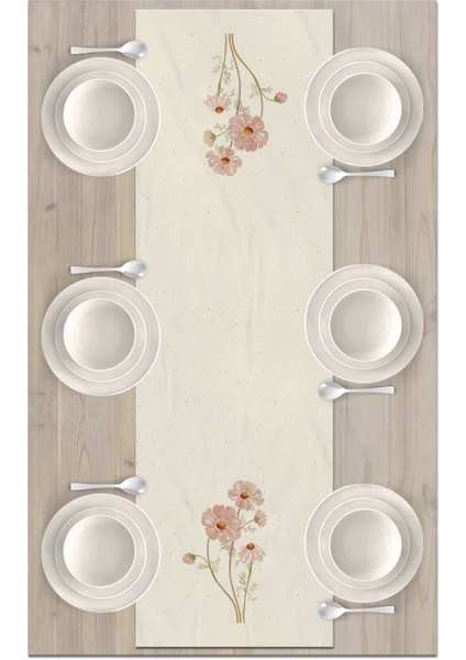 Flower Serisi 140X40 cm Dijital Baskılı Runner fiyatları