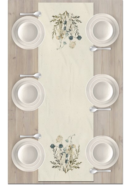 Flower Serisi 140X40 cm Dijital Baskılı Runner fiyatları