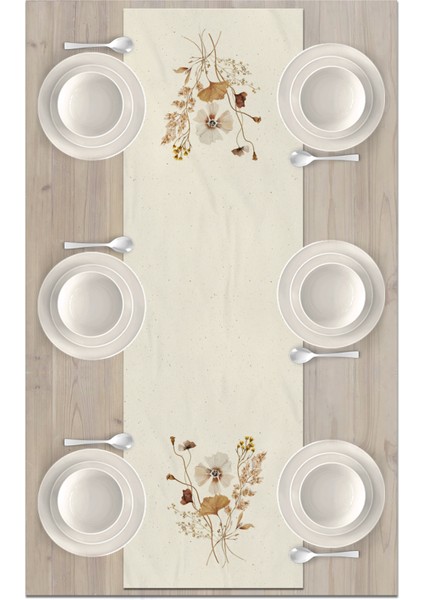 Flower Serisi 140X40 cm Dijital Baskılı Runner fiyatları
