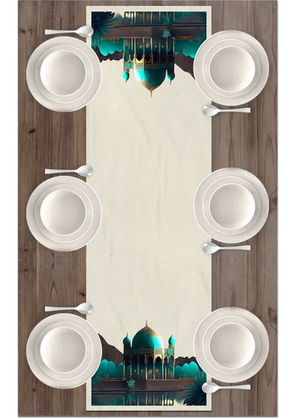 Ramazan Serisi 140X40 cm Dijital Baskılı Runner (Ramadan) fiyatları