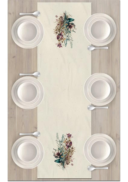 Flower Serisi 140X40 cm Dijital Baskılı Runner fiyatları