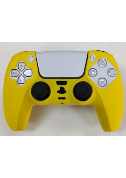 Star Game Sarı Ps5 Kolu Uyumlu Silikon Kılıf - Playstation 5 Dualsense Silicone Case