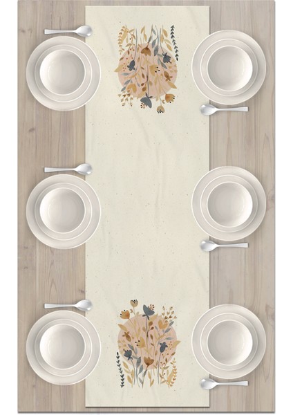 Flower Serisi 140X40 cm Dijital Baskılı Runner fiyatları