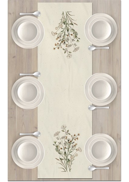 Flower Serisi 140X40 cm Dijital Baskılı Runner fiyatları