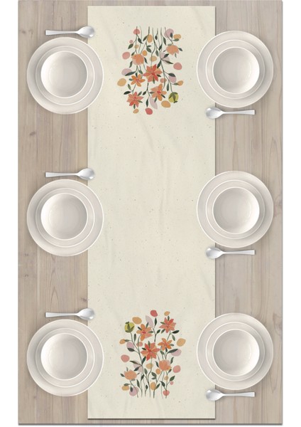 Flower Serisi 140X40 cm Dijital Baskılı Runner fiyatları