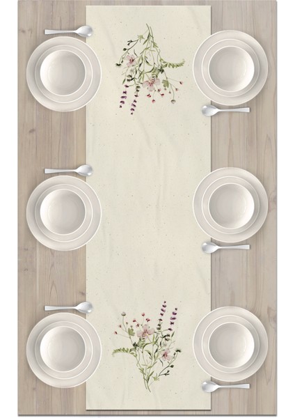 Flower Serisi 140X40 cm Dijital Baskılı Runner fiyatları