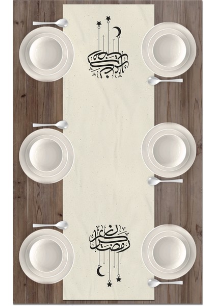 Ramazan Serisi 140X40 cm Dijital Baskılı Runner (Ramadan) fiyatları