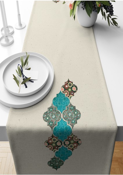 Ramazan Serisi 140X40 cm Dijital Baskılı Runner (Ramadan)