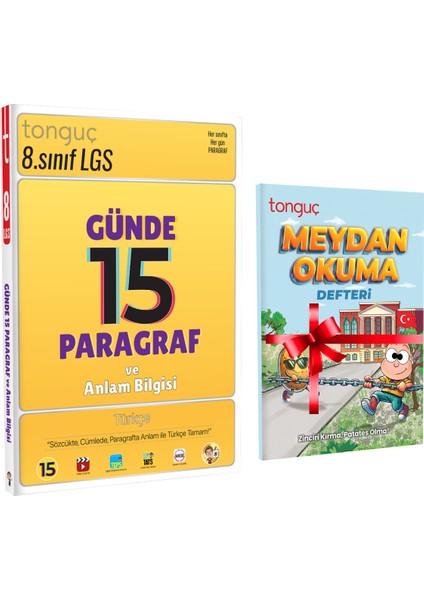 LGS Günde 15 Paragraf ve Anlam Bilgisi - Meydan Okuma Defteri