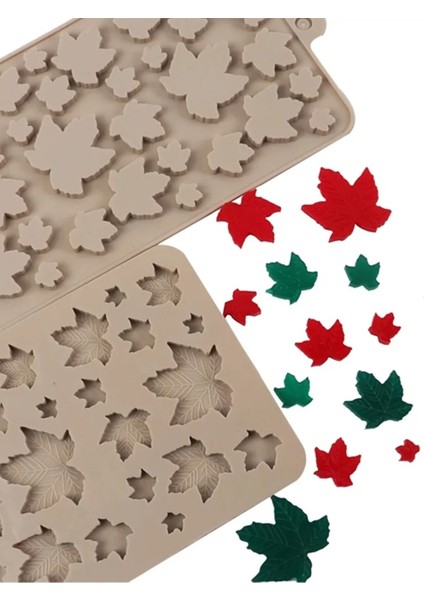 Silikon Çikolata Şeker Hamuru Epoksi ve Reçine Kalıbı Yapraklar fiyatları