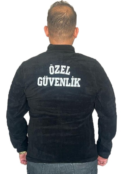 Özel Güvenlik Tactical Polar Ceket Kışlık Siyah