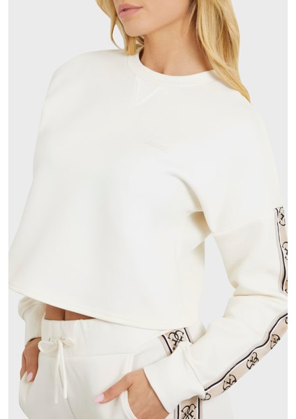 Cymone Pamuklu Crop Sweat V3BQ16KB3P2 Bayan Sweat V3BQ16 KB3P2 G6K5 modelleri