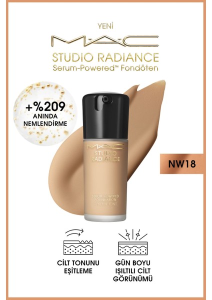 Studio Radiance Serum-Powered™ Fondöten-NW18-30ml-773602656868