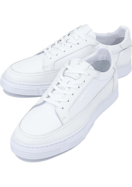 Erkek Hakiki Deri Beyaz Sneakers & Spor Ayakkabı 233 4610 Erk Ayk Y24 Beyaz fırsatları