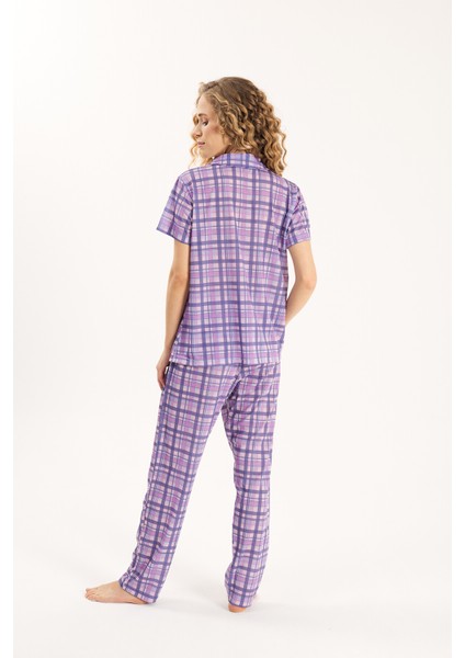 Gömlek Yaka Pamuklu Kadın Pijama Takımı fiyatları
