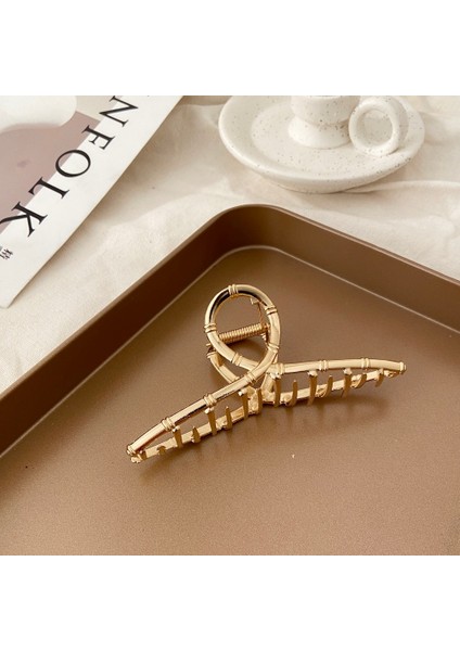 Moda Vintage Hollow Geometrik Metal Saç Pençeleri Vintage Saç Klipleri Kadın Kızlar Kafa Bandı Tokalar Moda Saç Aksesuarı (Yurt Dışından) fiyatları