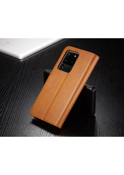 Samsung Galaxy S20 Ultra Tutucu Kart Yuvaları ile Cüzdan Buzağı Flip (Yurt Dışından) fiyatları