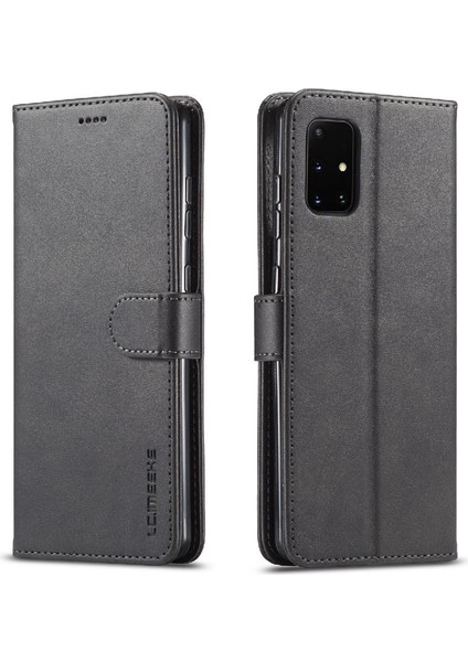 Samsung Galaxy A71 5g Kart Yuvaları Cüzdan Buzağı Doku Yatay (Yurt Dışından)