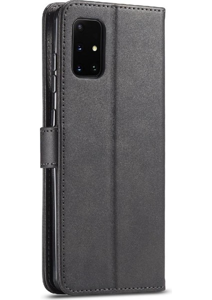 Samsung Galaxy A71 5g Kart Yuvaları Cüzdan Buzağı Doku Yatay (Yurt Dışından)