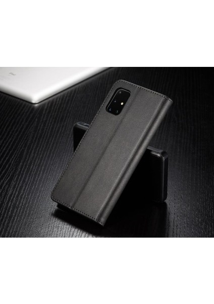 Samsung Galaxy A71 5g Kart Yuvaları Cüzdan Buzağı Doku Yatay (Yurt Dışından)