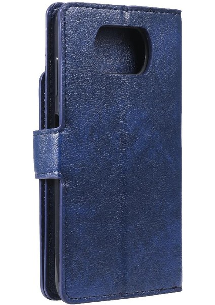 Xiaomi Poco X3 Nfc Pu Deri Cüzdan 9 Kart Yuvaları Kickstand (Yurt Dışından)