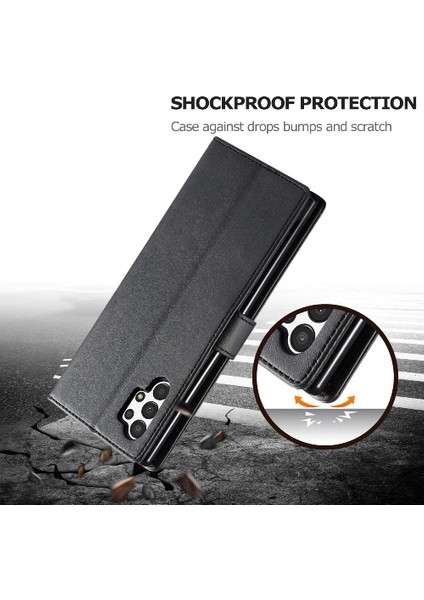 Samsung Galaxy A04/A04S Kart Yuvaları Cüzdan Buzağı Doku Flip Case (Yurt Dışından) fiyatları