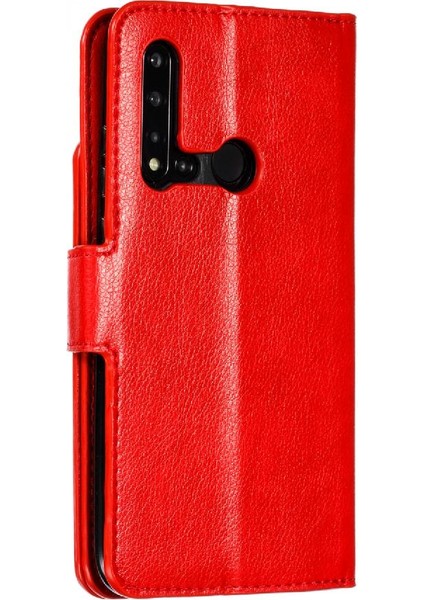Huawei P20 Lite 9 Kart Yuvaları Için Kılıf Pu Deri Kickstand Cüzdan Manyetik (Yurt Dışından)