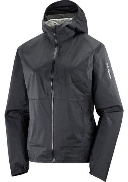 Bonatti Waterproof Kadın Siyah Koşu Yağmurluğu