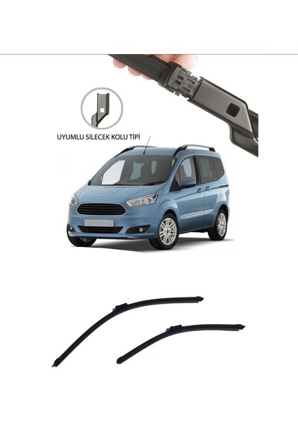 Ford Tourneo Courier 2013 ve Sonrası Uyumlu Ön Takım Silecek