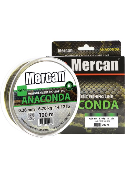 Yeşil 300 M Anaconda Makara Misina