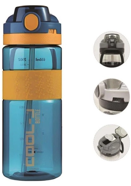 Cool-Jfıt Pipetli Matara 650 ml Sarı