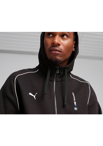 Bmw Mms Hooded Sweat Jacket Erkek Günlük Ceket 62414401 Siyah