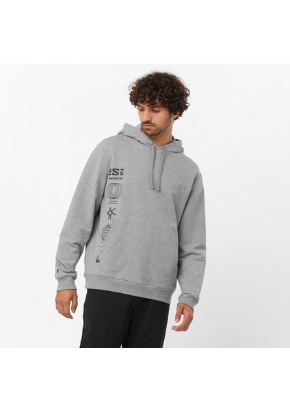 Graphıc Pull Over Hoody M