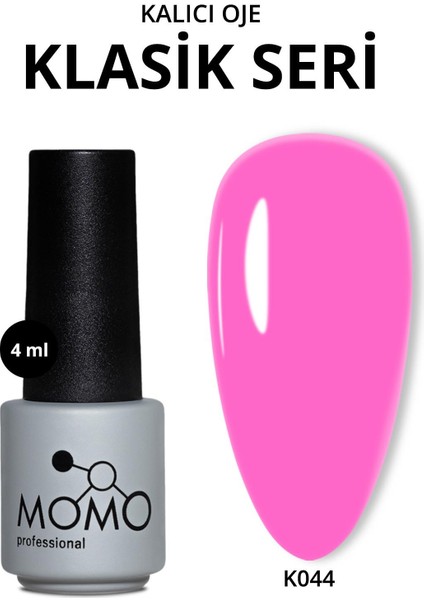 Kalıcı Oje 4 ml Canlı Pembe Renk ile Tüm Tırnak Tiplerine Uygun