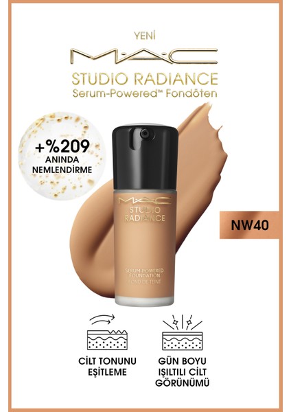 Studio Radiance Serum-Powered™ Fondöten-NW40-30ml-773602656929