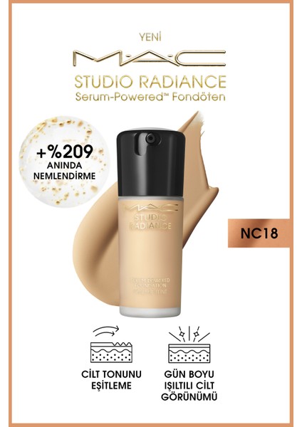 Studio Radiance Serum-Powered™ Fondöten-NC18-30ml-773602656684