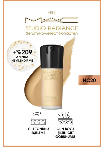 Studio Radiance Serum-Powered™ Fondöten-NC20-30ml-773602656691