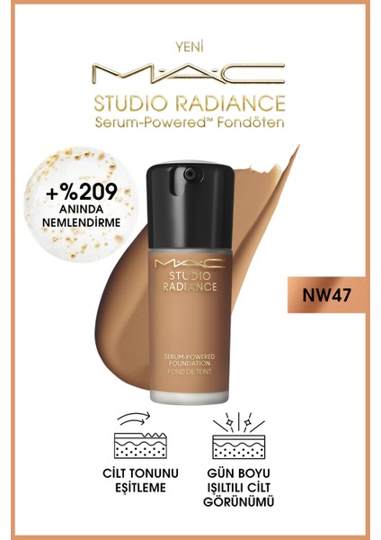 Studio Radiance Serum-Powered™ Fondöten-NW47-30ml-773602656950