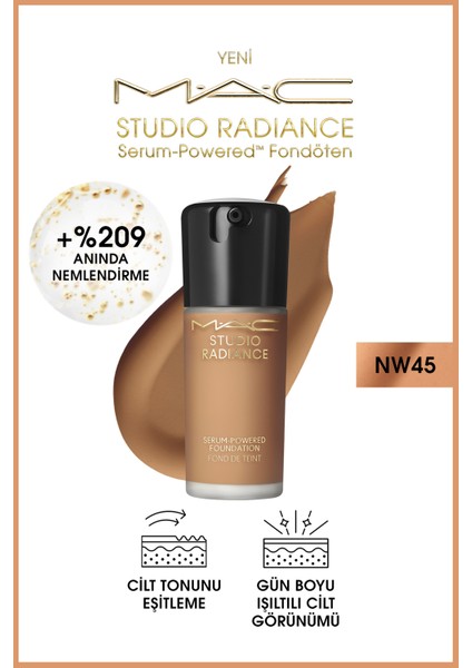 Studio Radiance Serum-Powered™ Fondöten-NW45-30ml-773602656943